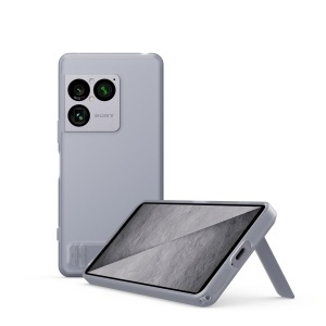 Husa pentru Telefon Sony Xperia 1 VIII, Lolith-Silver, cu Stand si Design Ergonomic