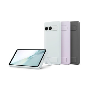 Husa Sony pentru Xperia 10 VIII, Grafit-Negru, cu Stand - Img 6