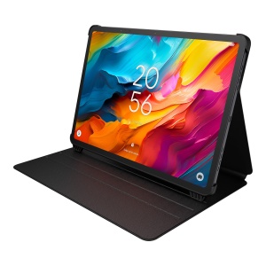 Husa Tableta TCL NXTPAPER 14, PU-Leder, Negru, 3 Pozitii de Vizionare