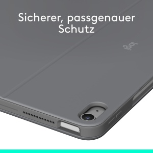 Husa Tastatura Logitech Combo Touch pentru iPad Air 13 (M2, M3, M4), Trackpad Mare, Culoare Gri - Img 5