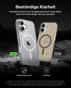 Husa telefon Belkin SheerForce Clear MagSafe iPhone 17 transparenta - Img 7