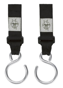 Huse pentru carucior LASSIG, 2 bucati, cu prindere Velcro, metalice, negre