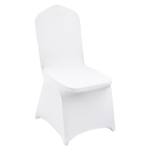 Huse pentru scaune VEVOR RD-VV-12, 150 bucati, elastice, albe