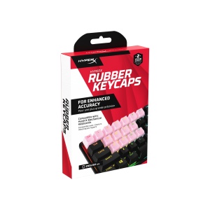 HyperX Rubber Keycaps Kit 19 Tasti Roz Texturate pentru Gaming