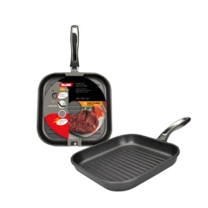 Ibili Grillpfanne New Induplus 18 cm Aluminiu Antiaderenta Inductie