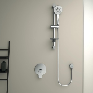Ideal Standard Ceraflex, baterie pentru cada sau dus, incorporata, de unica folosinta, piese exterioare, cromata - Img 5