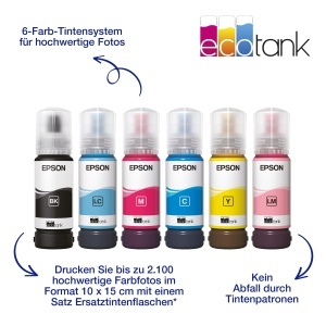 Imprimanta cu jet de cerneala Epson EcoTank ET-18100, A3, 6 culori, WLAN - Img 3