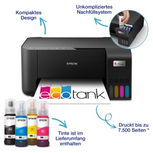 Imprimanta cu rezervor de cerneala Epson EcoTank ET-2862, Wi-Fi, A4, multifunctionala - Img 2