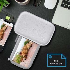 Imprimanta foto HP Sprocket Studio Plus, 4x6 inch, wireless, alb - Img 6