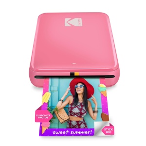 Imprimanta foto portabila KODAK Step - ZINK 2x3, Bluetooth, roz