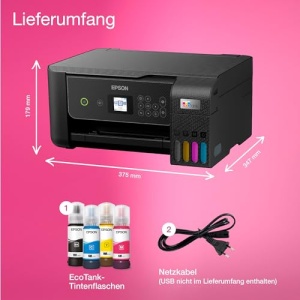Imprimanta multifunctionala cu rezervor de cerneala Wi-Fi Epson EcoTank ET-2870 A4, cu o rezerva inclusa de cerneluri de pana la 3 ani - Img 6