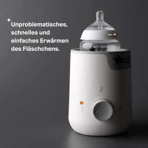 Incalzitor electric pentru biberoane Tommee Tippee Easiwarm, alb, timp de incalzire 4 minute - Img 4