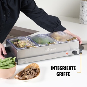 Incalzitor pentru bufet Tristar BP-6283, 4.2 litri, 200W, argintiu - Img 6