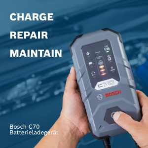 Incarcator auto Bosch C70 10A functie regenerare compatibil 12V24V - Img 2