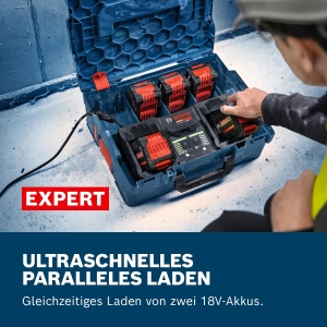 Incarcator paralel mobil Bosch EXPERT EXAL18V2-320, 16A, cu L-BOXX - Img 3