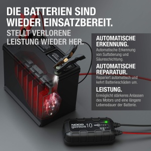 Incarcator pentru baterii NOCO GENIUS10, 10A, 6V12V, pentru auto si motociclete - Img 6