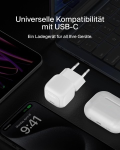 Incarcator rapid Belkin BoostCharge USB-C 20W, alb, compact - Img 3