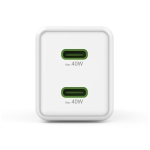Incarcator rapid Hama 40W, 2x USB-C, alb, compact - Img 3