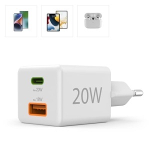 Incarcator rapid Hama USB, 20W, 2 porturi USB-C si USB-A, alb - Img 11