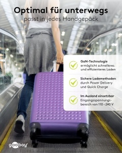 Incarcator USB C goobay 30W, Dual Port, compact, alb - Img 6