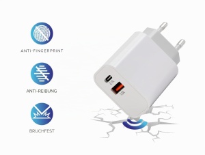 Incarcator USB-C MUTTO, 10W, 2 porturi, cablu USB-C 1m - Img 7