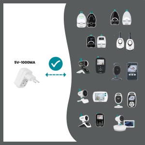 Incarcator USB universal Babymoov A014626, 5V, alb, 100 g - Img 2