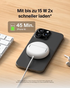 Incarcator wireless Belkin BoostCharge Pro, 15W, cu suport integrat - Img 3