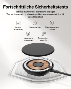 Incarcator wireless Belkin UltraCharge Qi2 25W MagSafe negru - Img 7