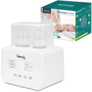 Incubator pentru biberoane Lionelo THERMUP, 2 biberoane, control temperatura, BPA-free