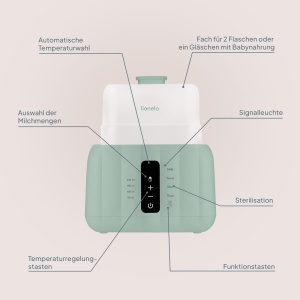 Incubator pentru sticle LIONELO Thermup Duo 6-in-1, pentru 2 sticle, sigur si eficient - Img 13