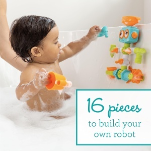 Infantino Sensory Plug Play Jucarie Baie pentru Bebelusi 16 Piese BPA-Free - Img 5