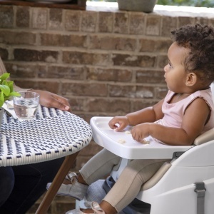 Ingenuity 2-in-1 Baby Base Beige Scaun Multifunctional cu Tavita Detasabila - Img 9