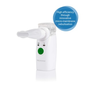 Inhalator medisana IN 525 pentru deplasare, inhalator mobil cu mustiuc si masca pentru adulti si copii, inhalator nebulizator pentru raceli sau astm cu accesorii suplimentare - Img 8