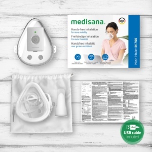 Inhalator Medisana IN 700 Portabil si Fara Fir Tehnologie Mesh Accesorii Incluse - Img 6