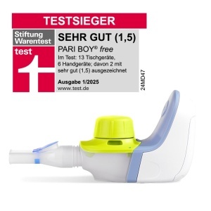 Inhalator mobil PARI BOY free, tehnologie cu membrana oscilanta, usor si silentios