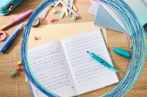 Instrument de scris STABILO EASYbirdy cu grip ergonomic pentru stangaci, editie Pastel - Img 3