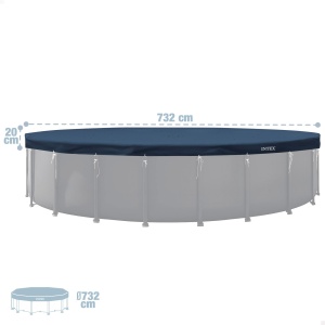 Intex Acoperire pentru piscina rotunda 732 cm, material 3-strat, rezistenta UV - Img 4