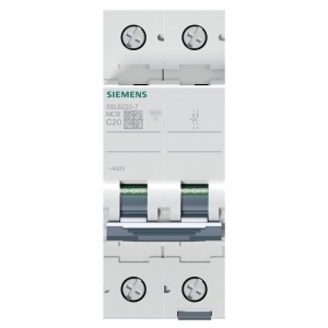 Intrerupator de circuit Siemens 5SL6, 2 poli, 20A, 400V AC, capacitate de intrerupere 6 kA - Img 2