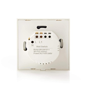 Intrerupator inteligent Nedis SmartLife, conectare Wi-Fi, control vocal, design elegant - Img 4