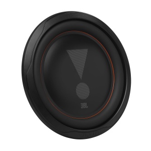 JBL Club 102SL - Radio auto cu subwoofer de 1000 de wati pentru instalare plata in sistemul muzical auto de la Harman Kardon - Cutie de bas de 10 inchi cu design conic patentat, surround high-roll si comutator de impedanta SSI 2/4 Ohm