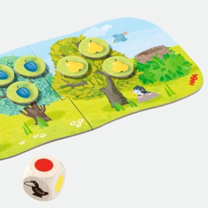 Joc cooperativ HABA Kleiner Obstgarten - pentru 1-4 jucatori, 3 ani, 5-10 minute - Img 3