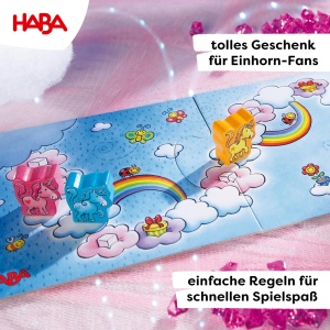Joc de societate HABA Einhorn Glitzergluck, 60 cristale, pentru 2-4 jucatori - Img 6