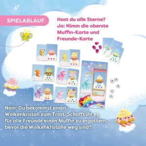 Joc de societate HABA Einhorn Glitzergluck, pentru 2-4 copii, abilitati numerice, 4 ani - Img 5