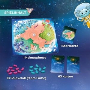 Joc de societate HABA Galaxolotl - No Risk No Stars, 2-4 jucatori, 8 ani - Img 7