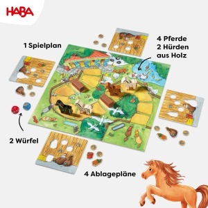 Joc de societate HABA Hoppe Reiter - pentru copii de la 3 ani - dezvolta abilitatile strategice - Img 5