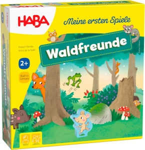Joc de societate HABA Meine Primii Pasi - Prietenii Padurii, 2-4 jucatori, 3D, din lemn