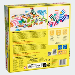 Joc de societate HABA Socken Zocken Jubilaums-Edition cu sosete textile, 2-5 jucatori, pentru copii de la 4 ani - Img 6