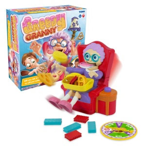 Joc de societate TOMY Keks Karacho, pentru toata familia, din plastic, design colorat