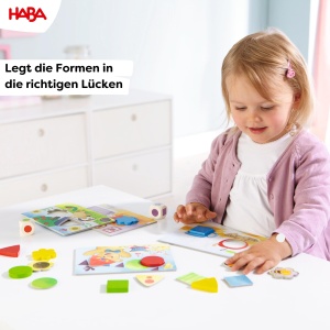 Joc educativ HABA Teddys Culori si Forme, 4 planse, 8 piese, pentru copii de la 2 ani - Img 3