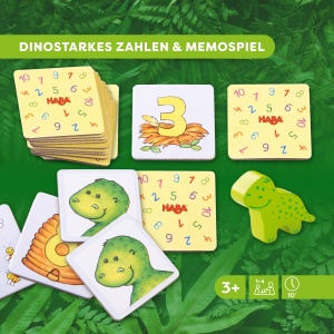 Joc educativ HABA Zahlendino invatarea numerelor 1-10, pentru copii 3-8 ani - Img 3